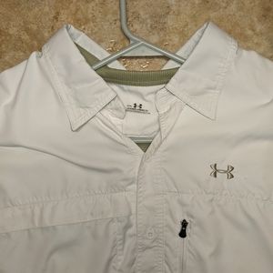 2xl, white, Under Armour Fishing shirt